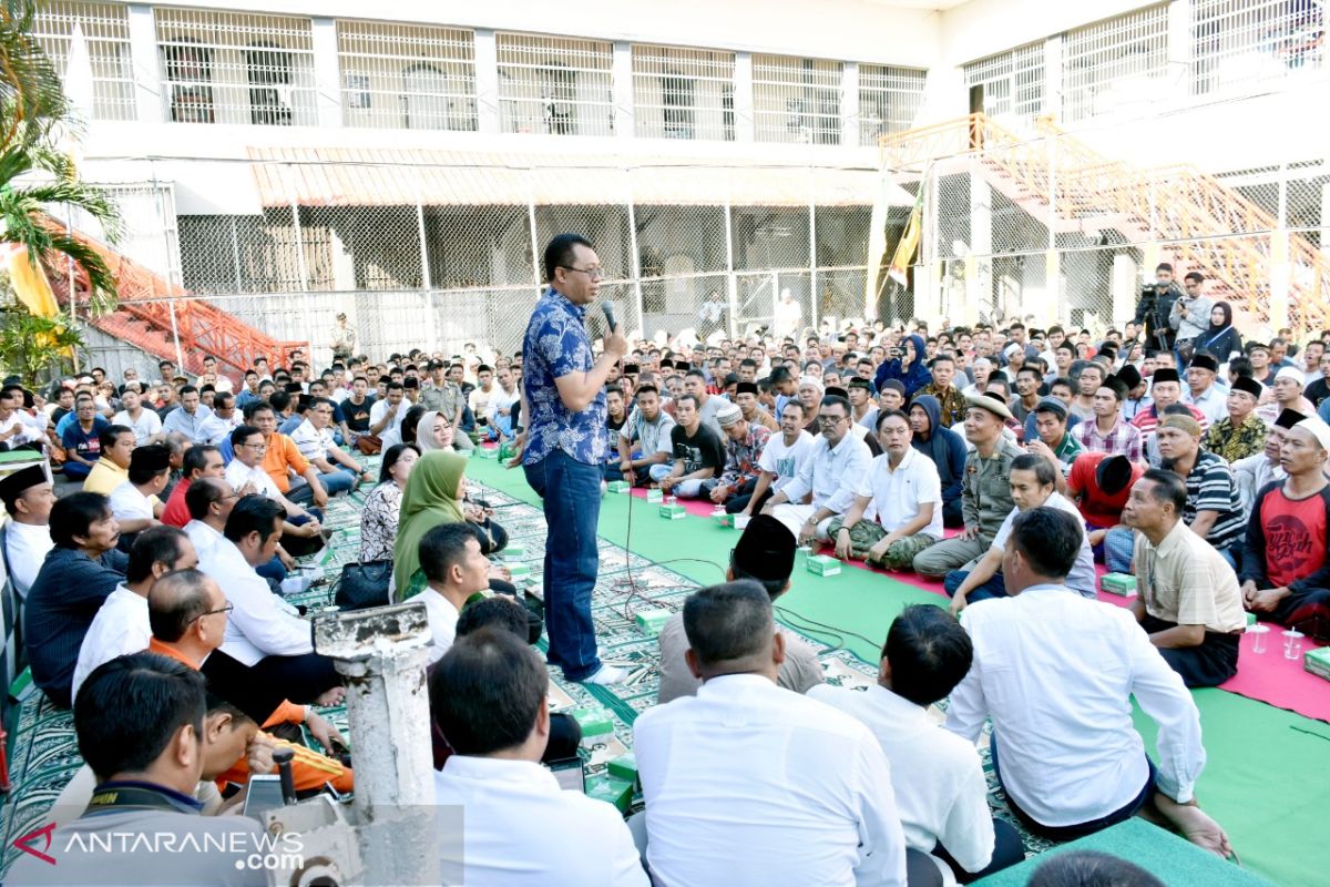 Gubernur dan Wagub NTB silaturahmi dengan narapidana Lapas Mataram