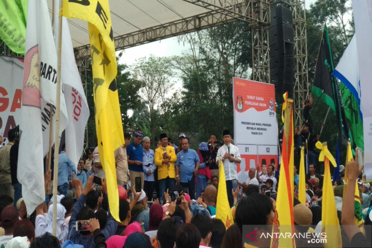 Sandiaga Uno targetkan perolehan suara 65 persen di DIY