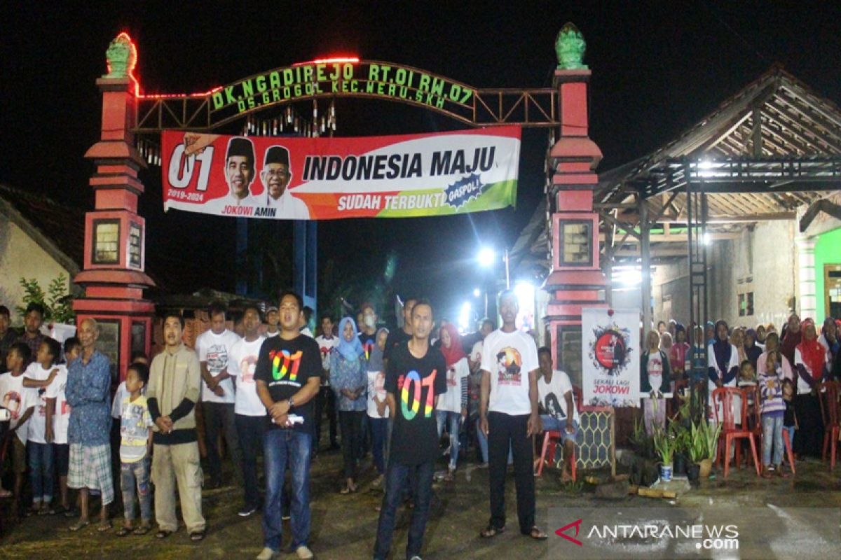 Warga Desa Grogol Sukoharjo deklarasikan "Kampung Jokowi"