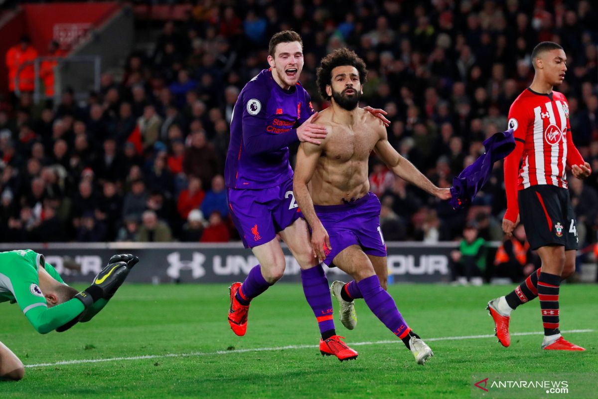 Liverpool kembali ke puncak Liga Inggris usai kalahkan Southampton