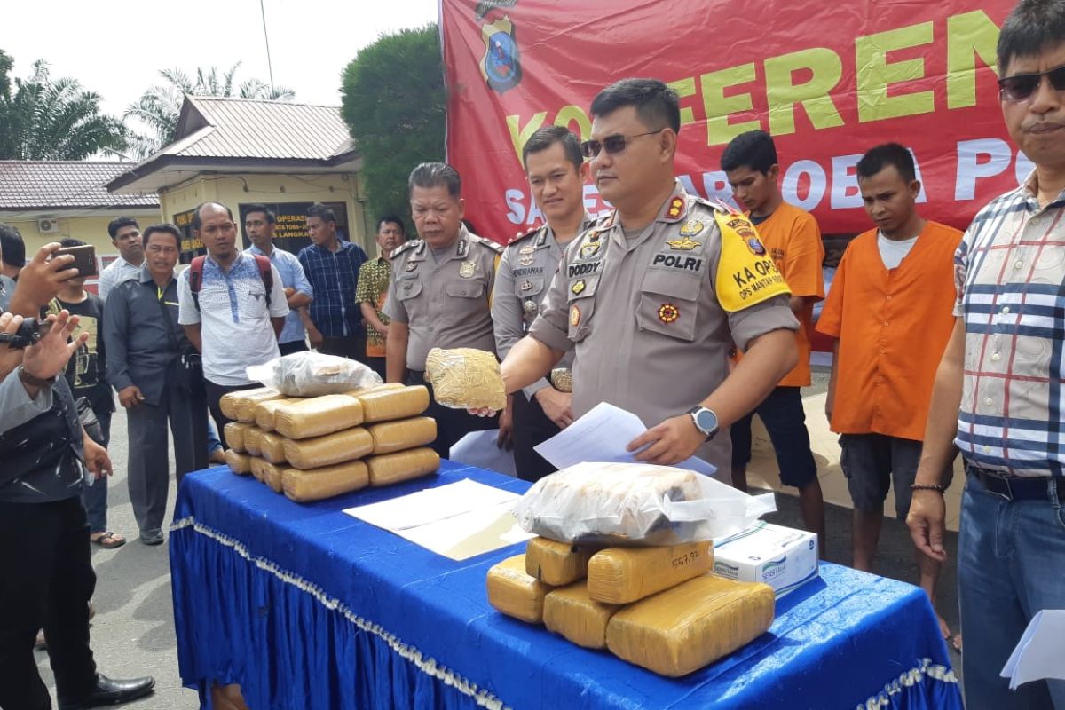 Kapolres Langkat: Tersangka kurir sabu-sabu terancam hukuman mati