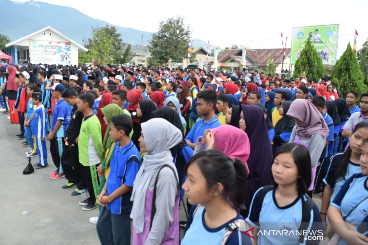 1.500 Satgas antinarkoba SMP se-Kota Palu dikukuhkan