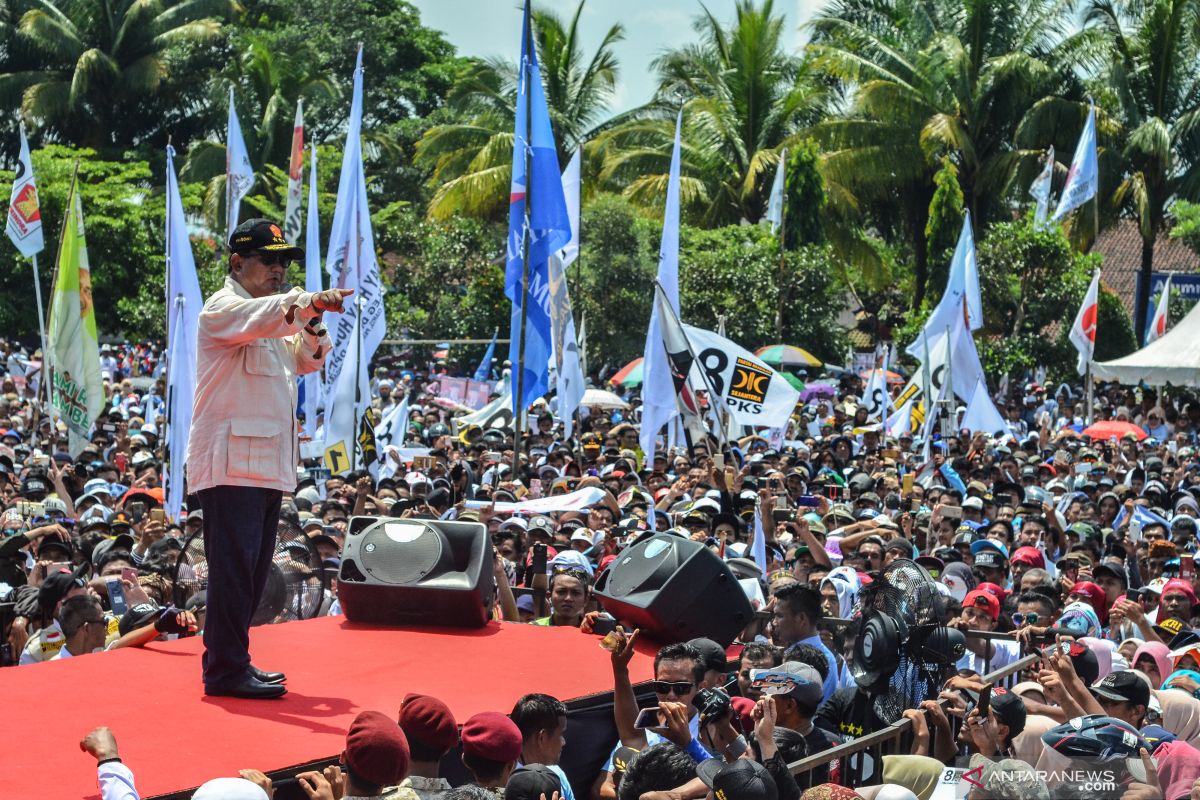 Prabowo committed to realizing a corruption-free government