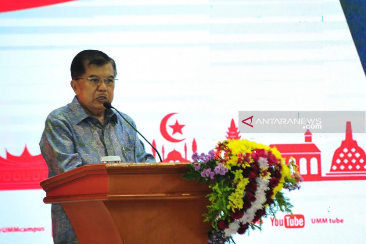 Wapres Jusuf Kalla sebutkan tiga kunci utama memajukan Indonesia