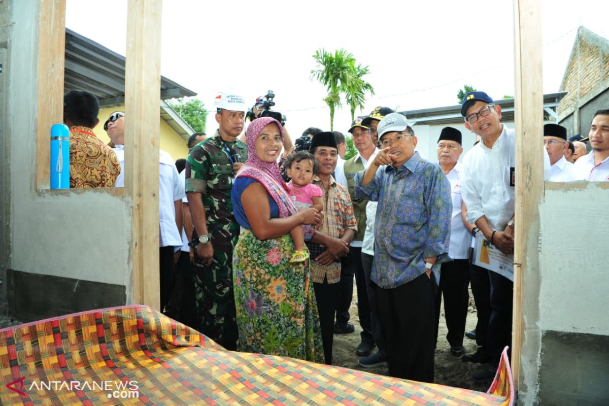 Wapres Tinjau  Rekonstruksi Pascabencana Lombok