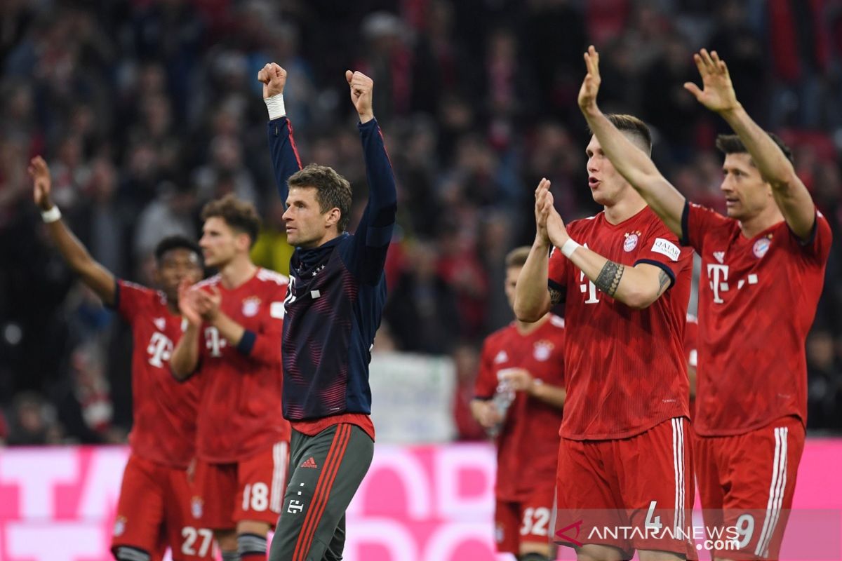 Klasemen dan hasil Liga Jerman, Muenchen kembali ambil alih puncak