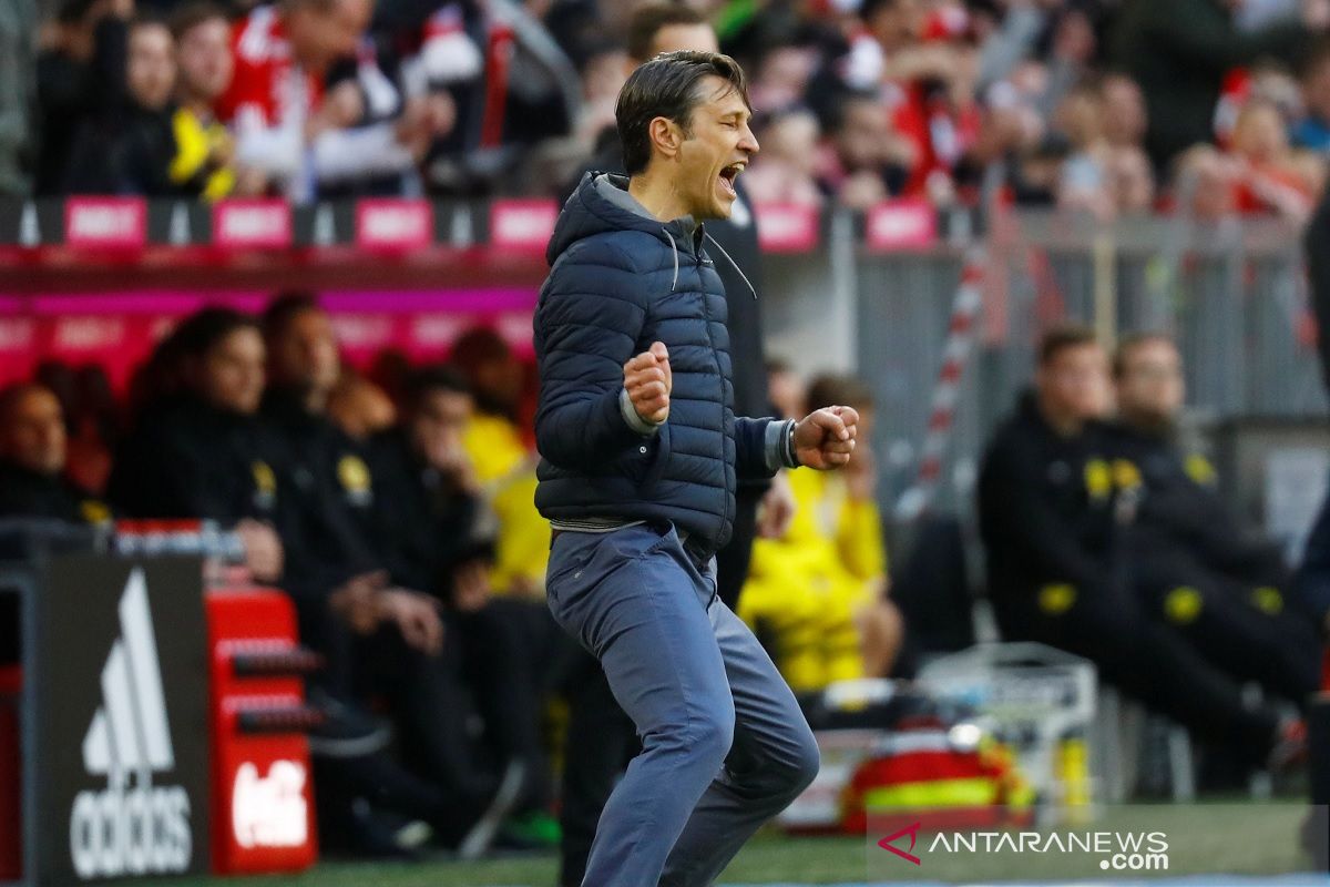 Bahagianya Niko Kovac ketika Muenchen gilas Dortmund 5-0