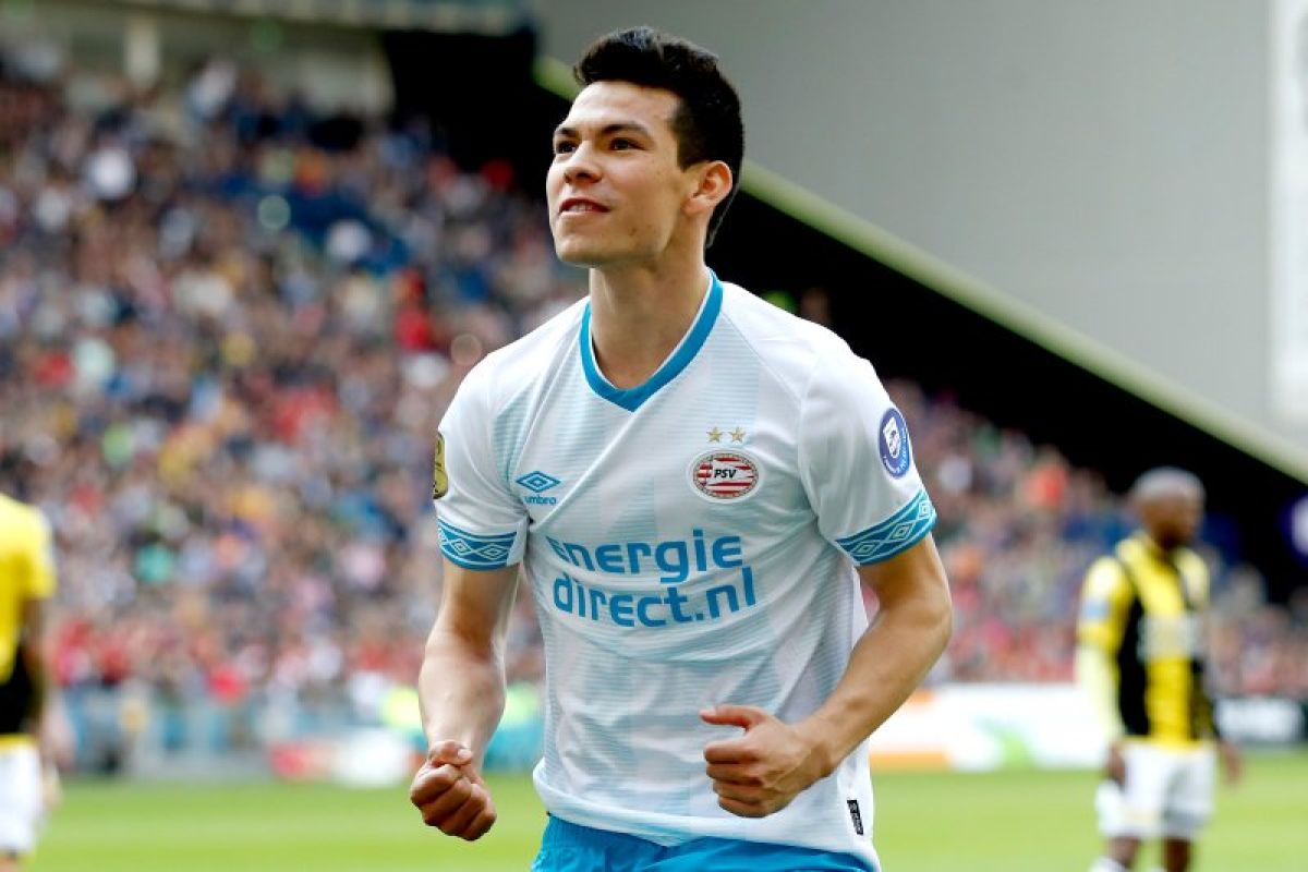 Napoli pecahkan rekor beli pemain termahal Hirving Lozano dari Eindhoven