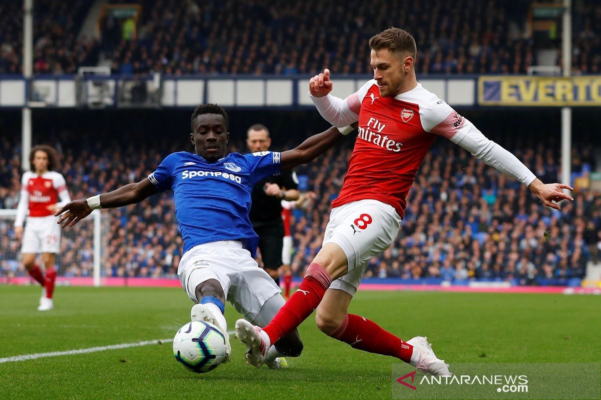 Arsenal terpeleset di kandang Everton, kalah 0-1