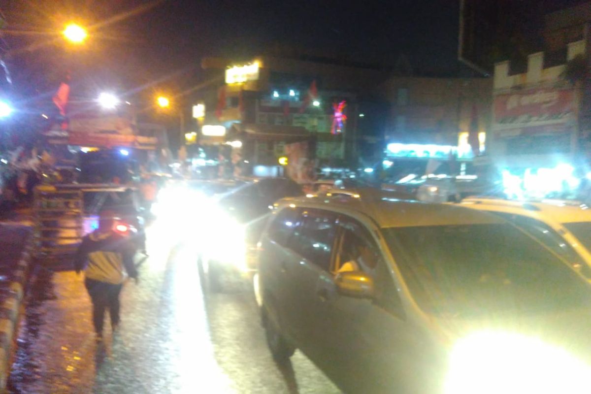 Lalu lintas di Jalan Daan Mogot Tangerang kembali normal