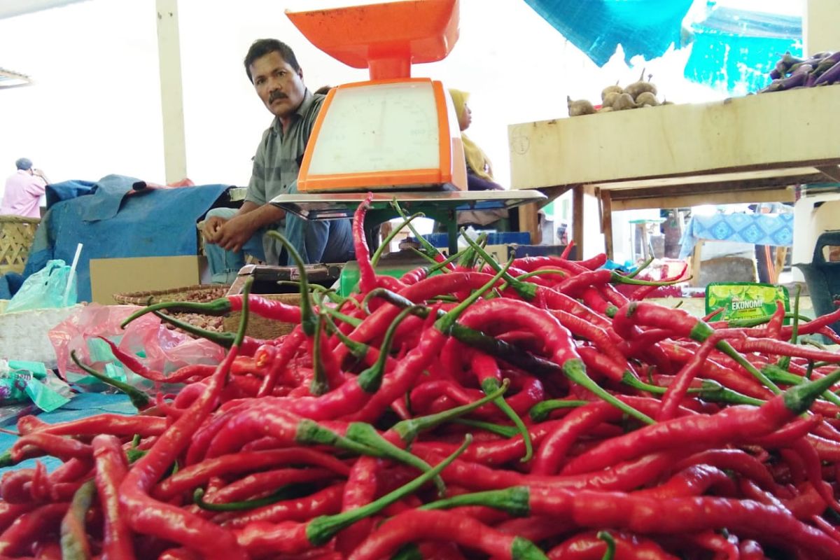 Harga cabai merah dan bawang putih naik 100 persen di Labuhanbatu