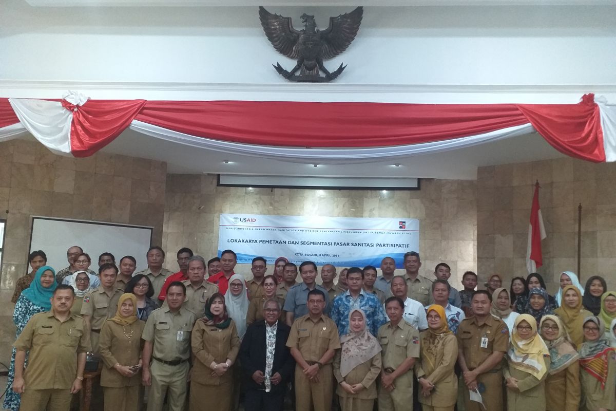 Pemkot Bogor - USAID gelar lokakarya pemetaan partisipatif pasar sanitasi