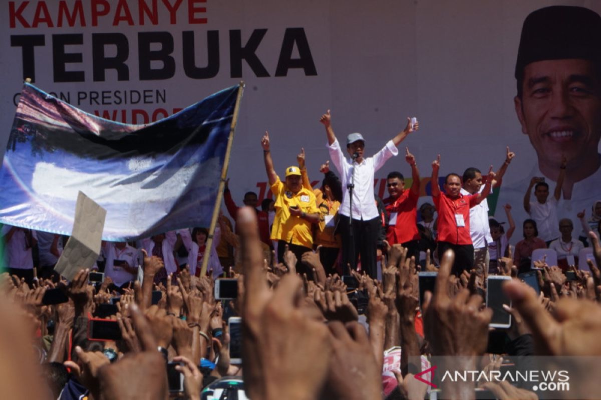 Jokowi-Maruf harus kerja keras meski unggul di hasil survei