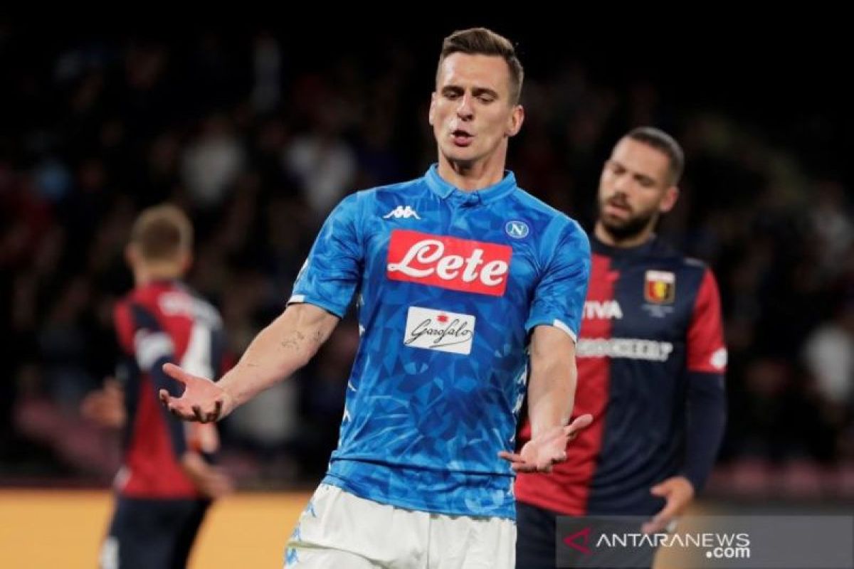 Napoli gagal tundukkan 10 pemain Genoa