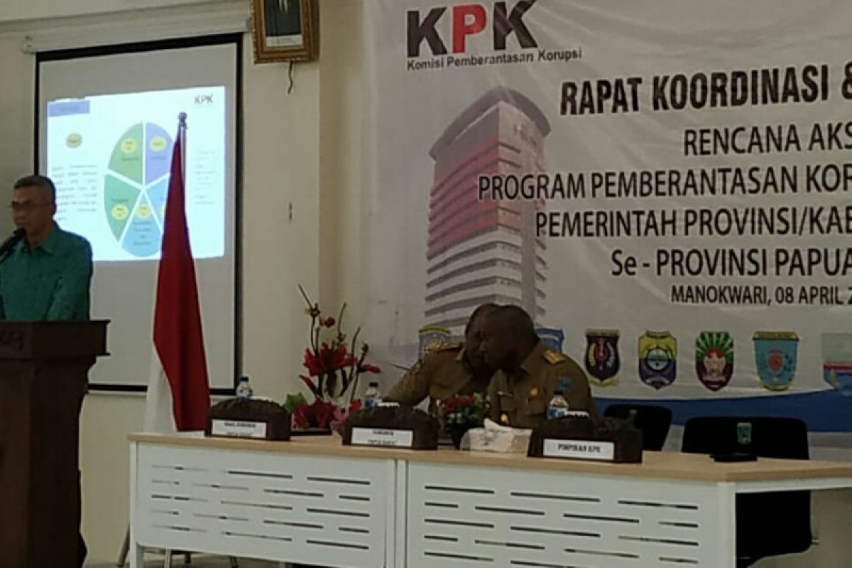 KPK evaluasi pencegahan korupsi di Papua Barat
