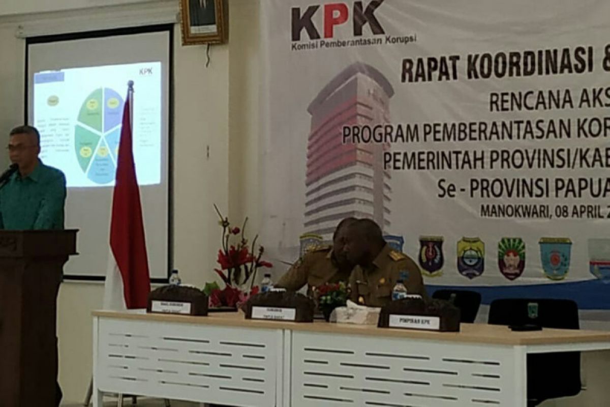 Pencegahan korupsi di Papua Barat dievaluasi