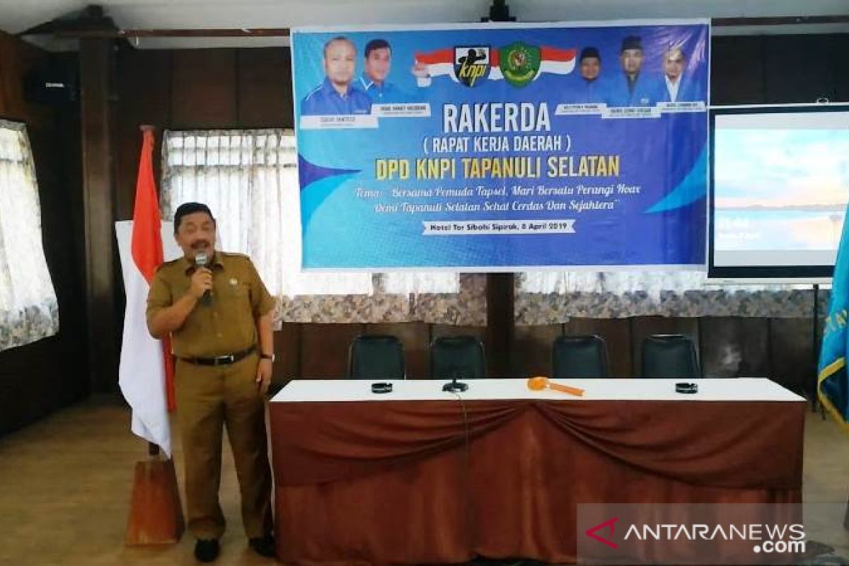 DPD KNPI Tapanuli Selatan gelar rapat kerja