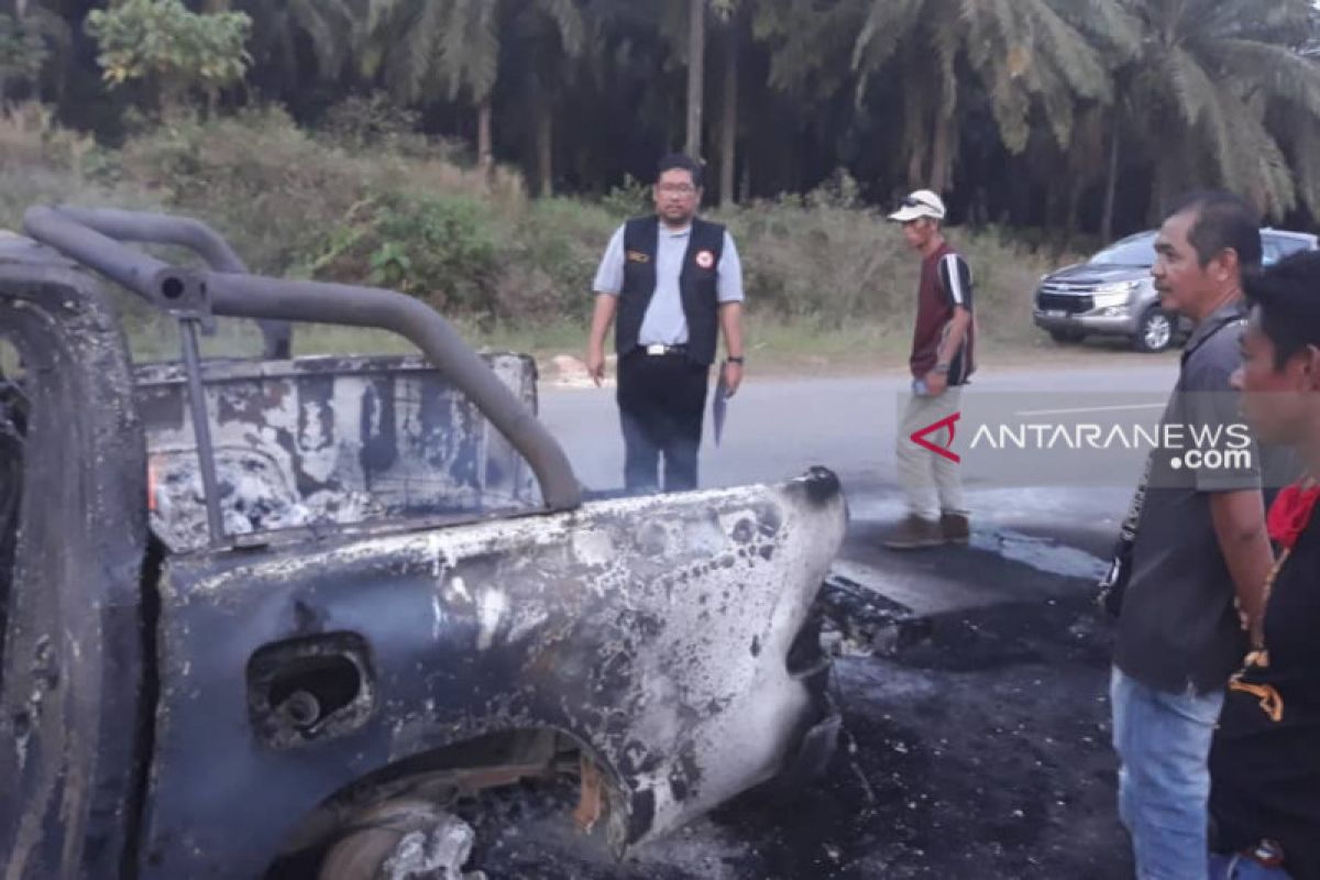 Tiga kotak berisi surat suara pilpres/DPR terbakar di Sandakan Sabah