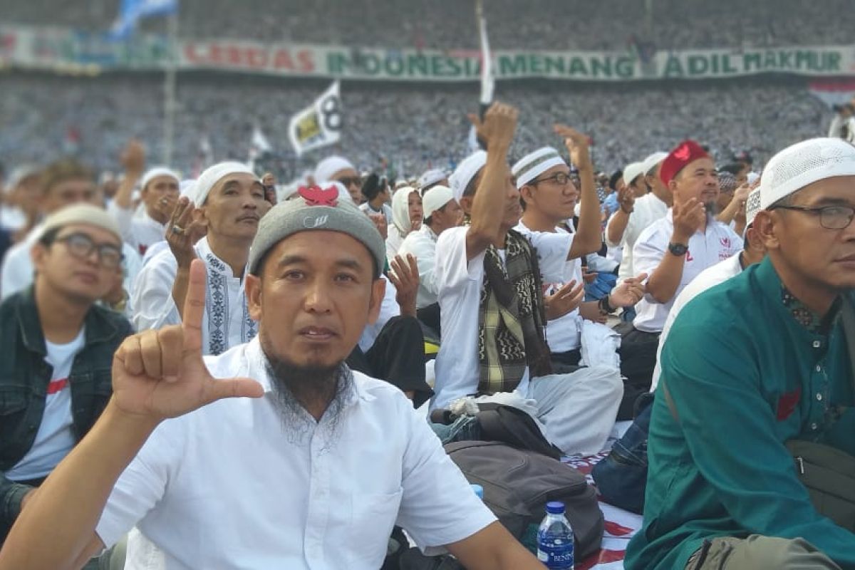 Hadiri kampanye akbar Prabowo di GBK, Caleg PBB alihkan dukungan ke PKS