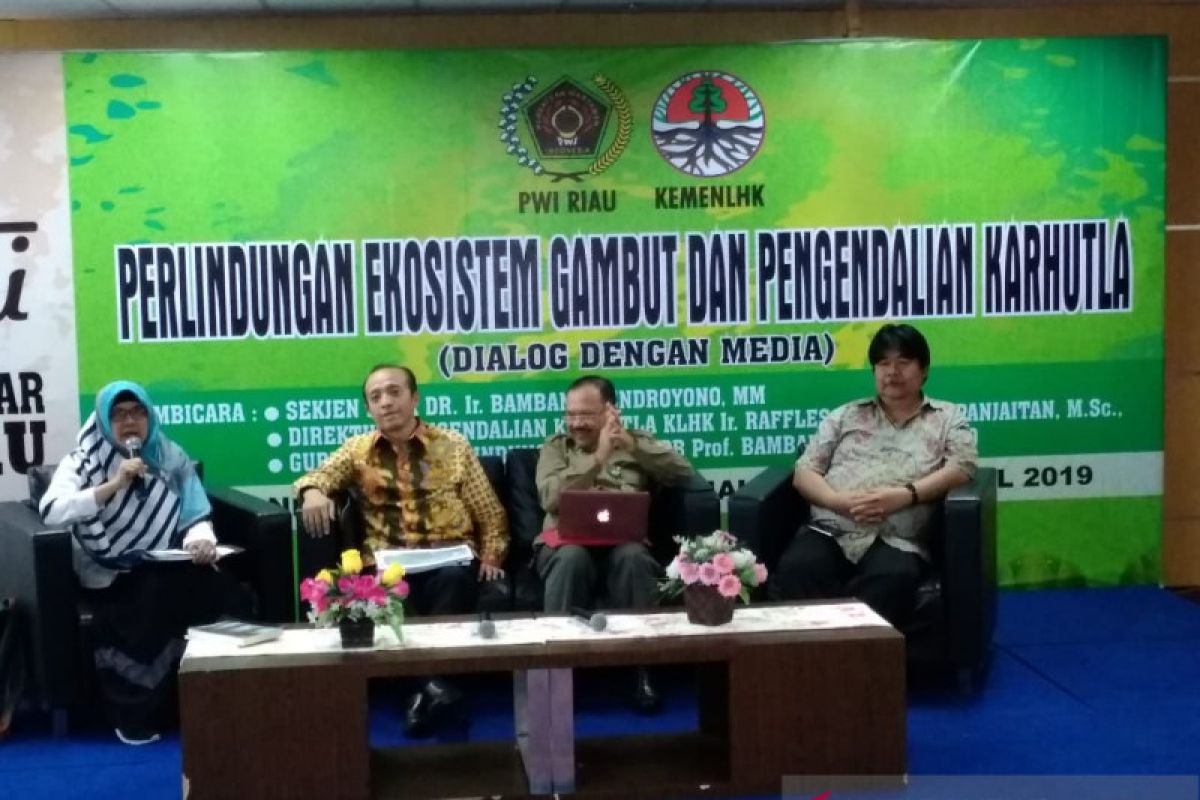 El nino moderat, KLHK minta Pemprov Riau waspada