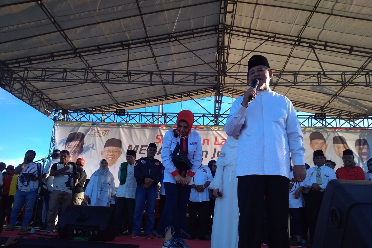 Kampanye TKD Jokowi-Maruf di Ternate kurang pendukung