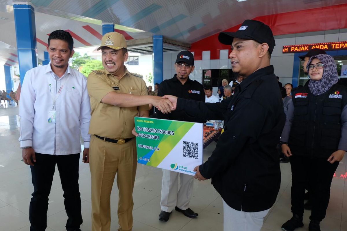 Bawaslu Maros gandeng BPJS Ketenagakerjaan lindungi petugas pengawas