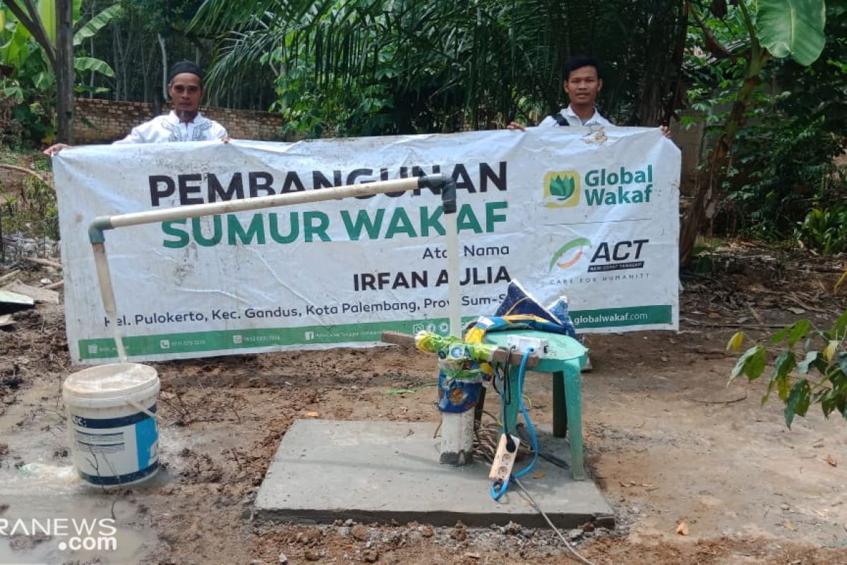 ACT Sumsel bangun sumur di desa minim air bersih