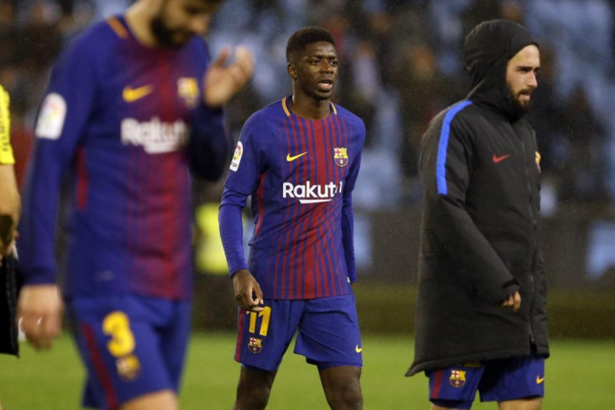 Dembele dipastikan bermain saat Barca sambangi Manchester United