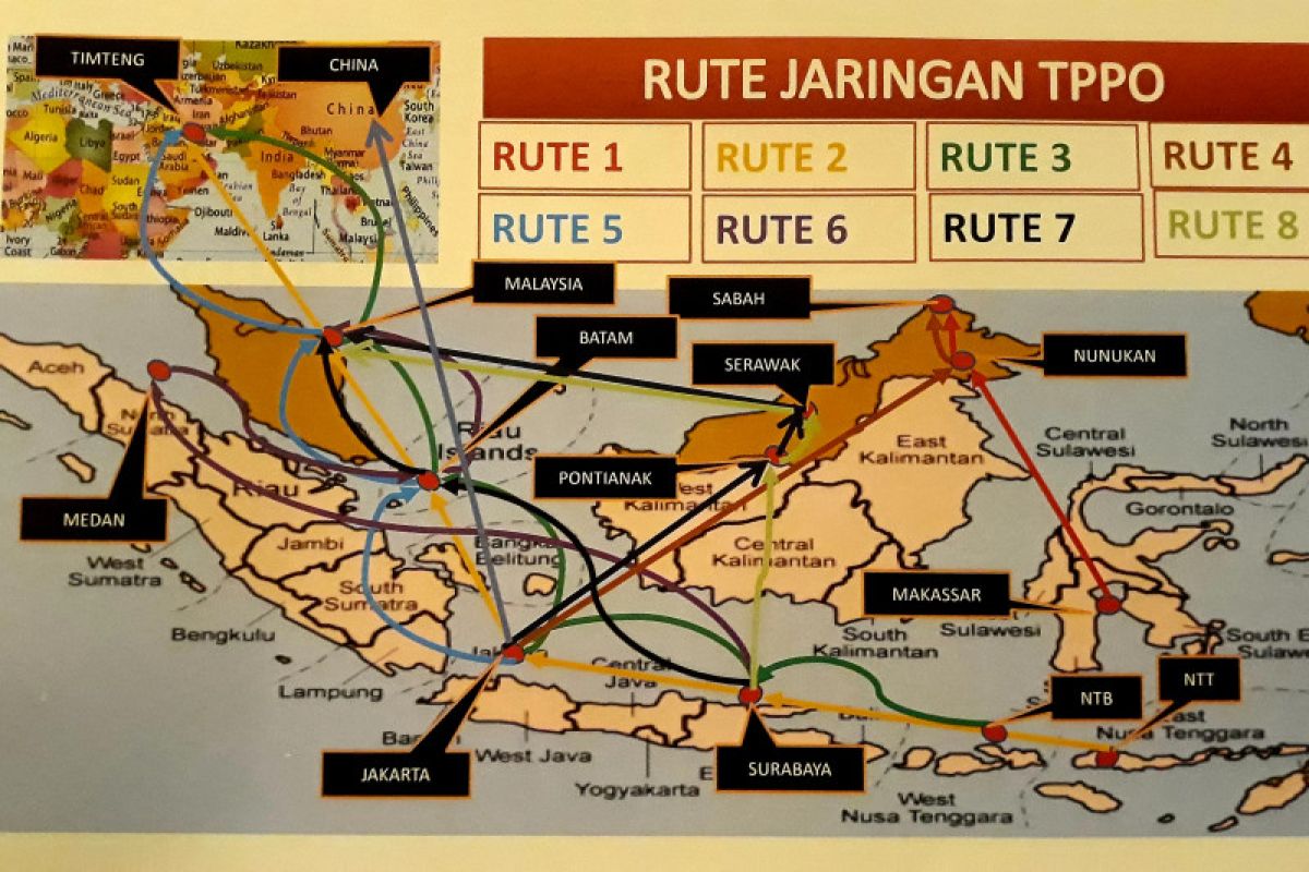 1.200 orang jadi korban perdagangan orang ke Timur Tengah