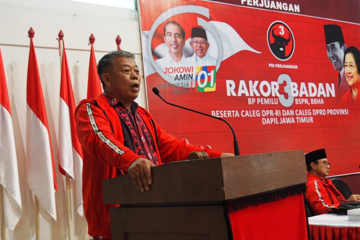 Kawal Pemilu 2019, PDIP Jatim satukan tiga badan internal