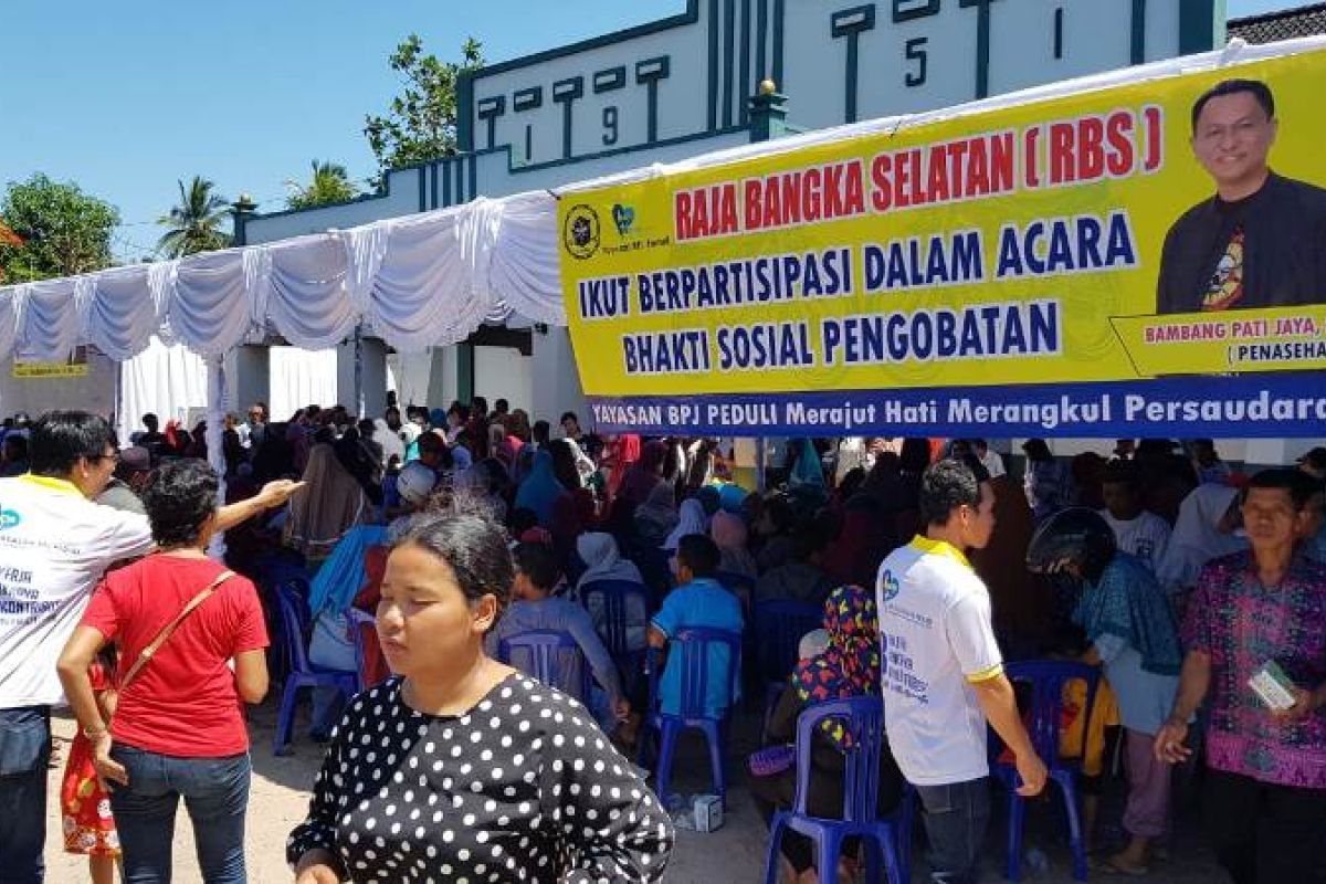 Yayasan BPJ beri pengobatan gratis bagi masyarakat Toboali