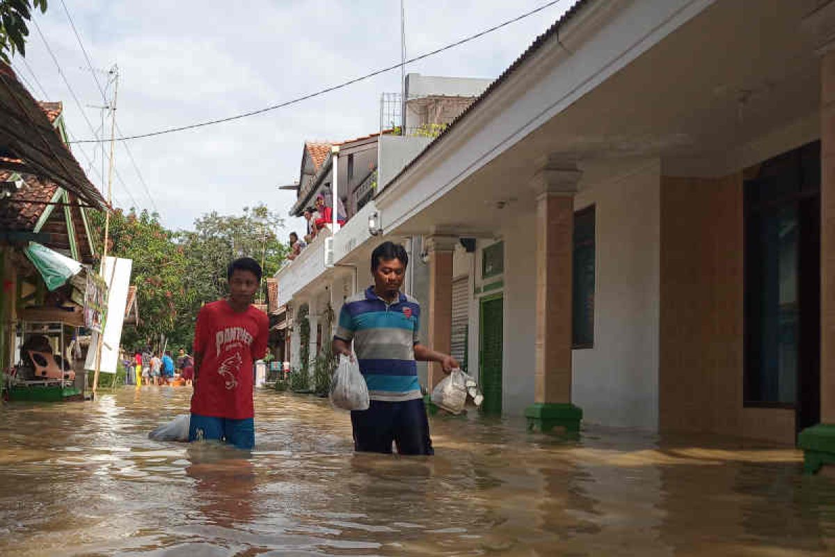 Luapan Sungai Cimanuk rendam lima kecamatan di Indramayu