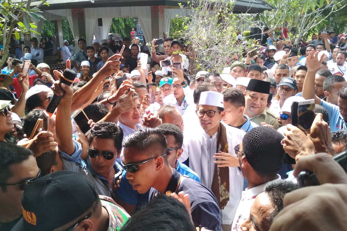 Sandiaga targetkan kemenangan di NTB