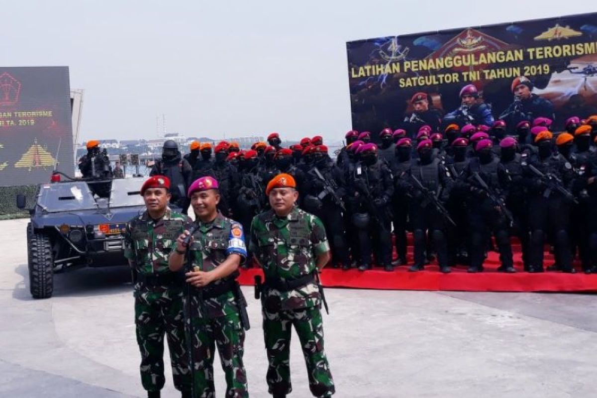 Pasukan Khusus TNI latihan penanggulangan terorisme