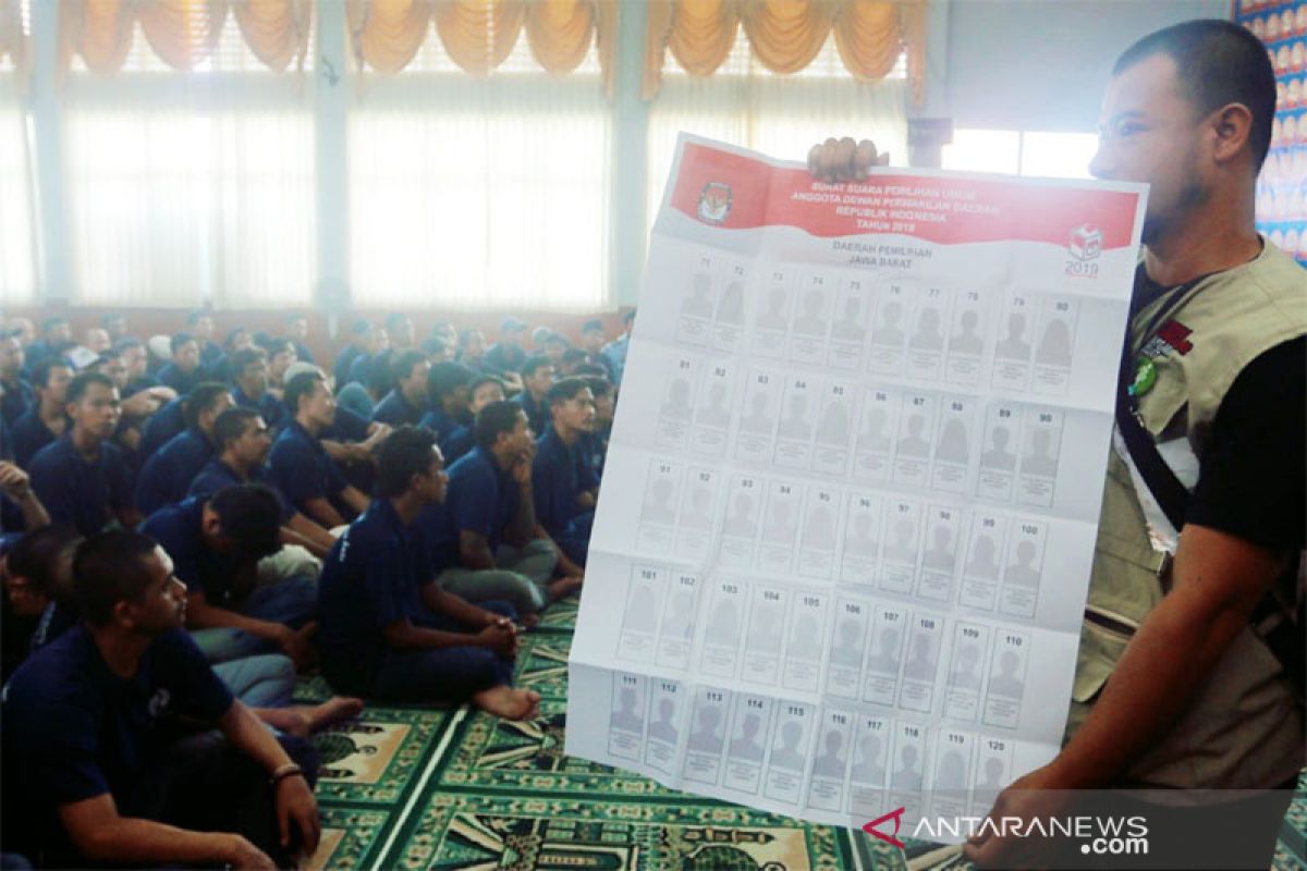 Sebanyak 700 napi bakal  nyoblos di Lapas Bogor