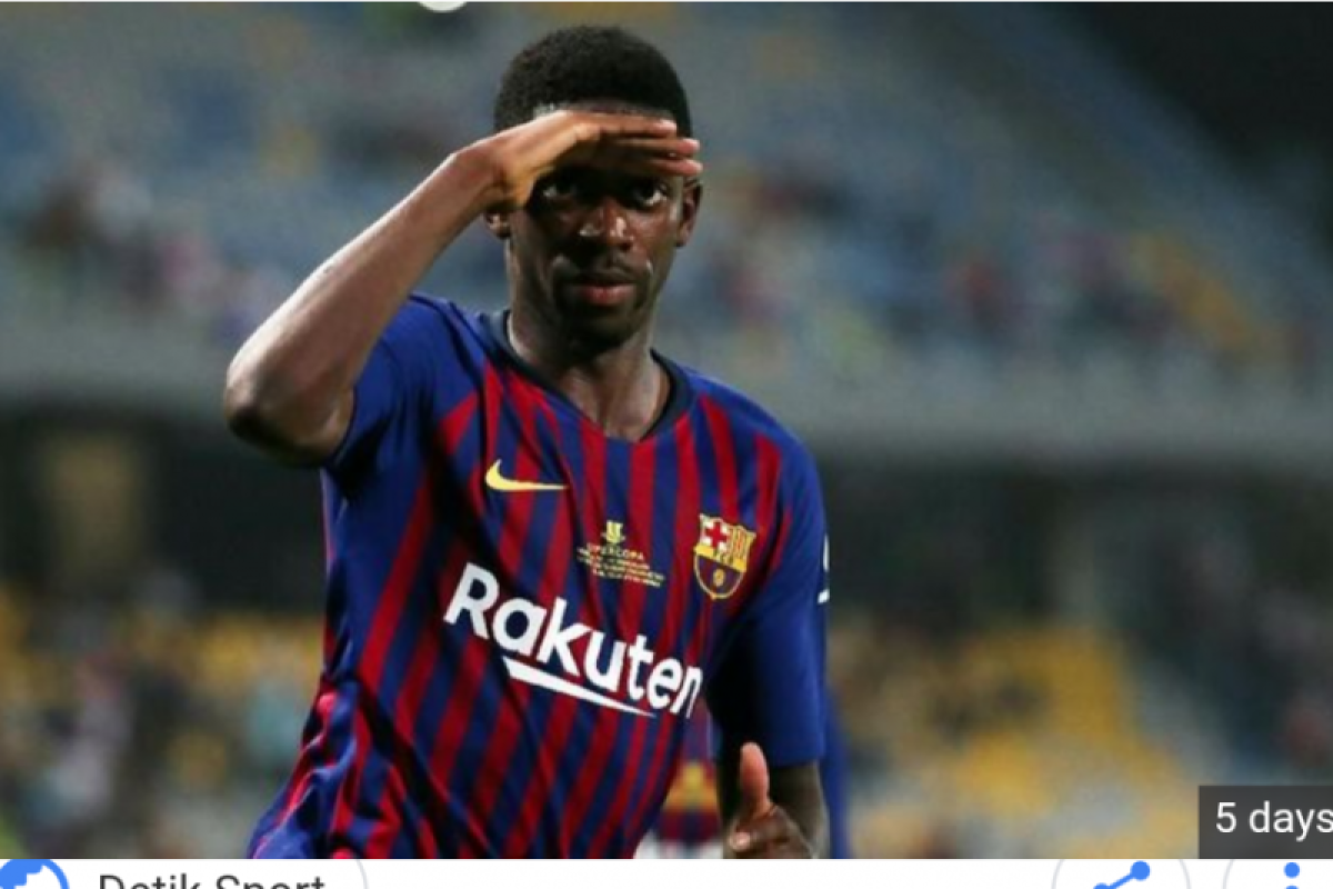 Barcelona pasang banderol Dembele 360 juta poundsterling