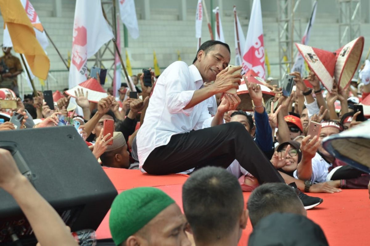 Jokowi: Jangan sampai ada yang menakut-nakuti dalam pesta demokrasi