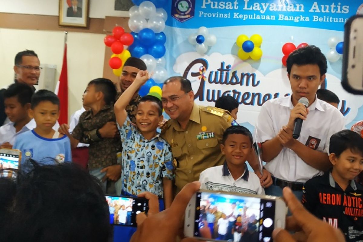 Pemprov Babel berikan perhatian khusus kepada anak penderita autis