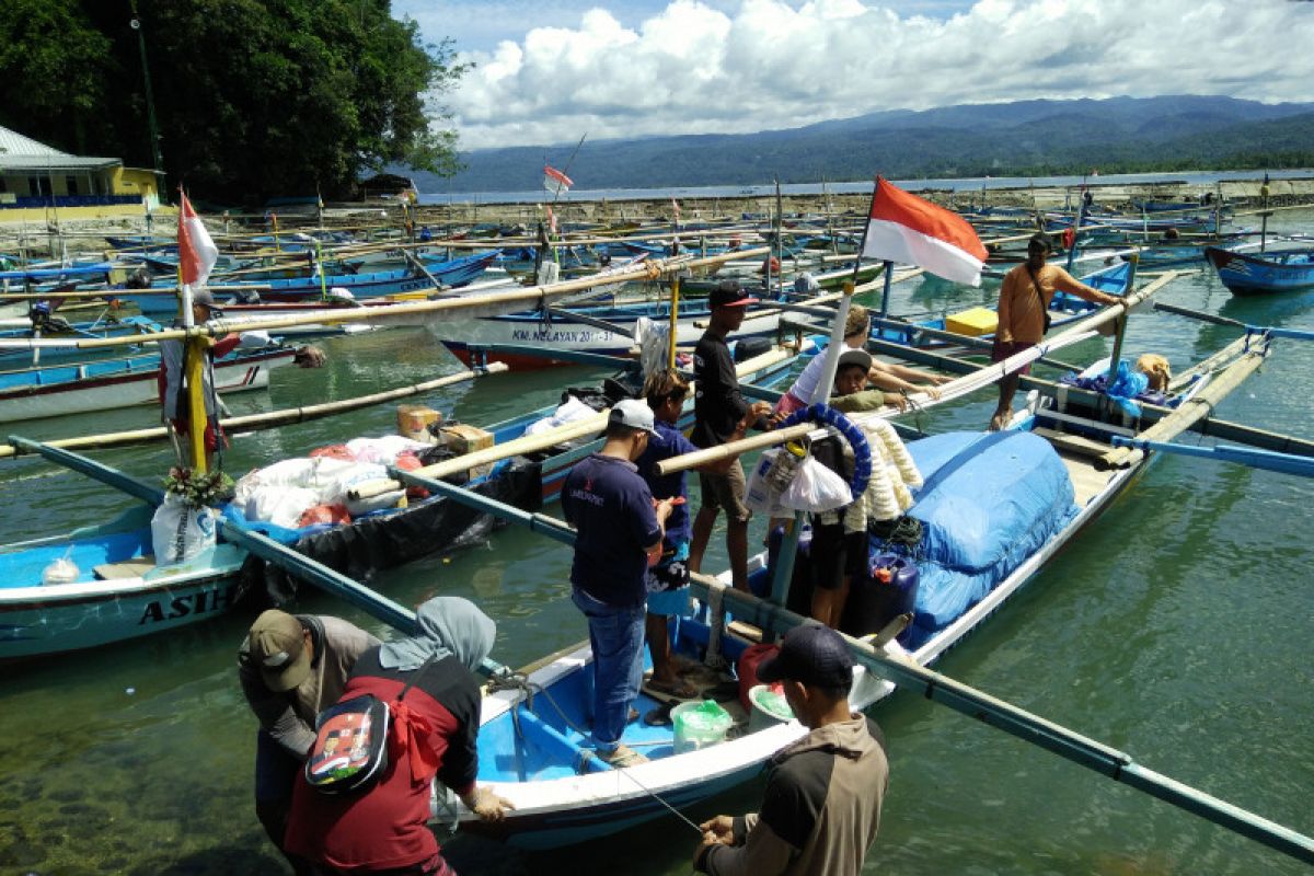 Menjaga surat suara tak melayang  di Pulau Pisang