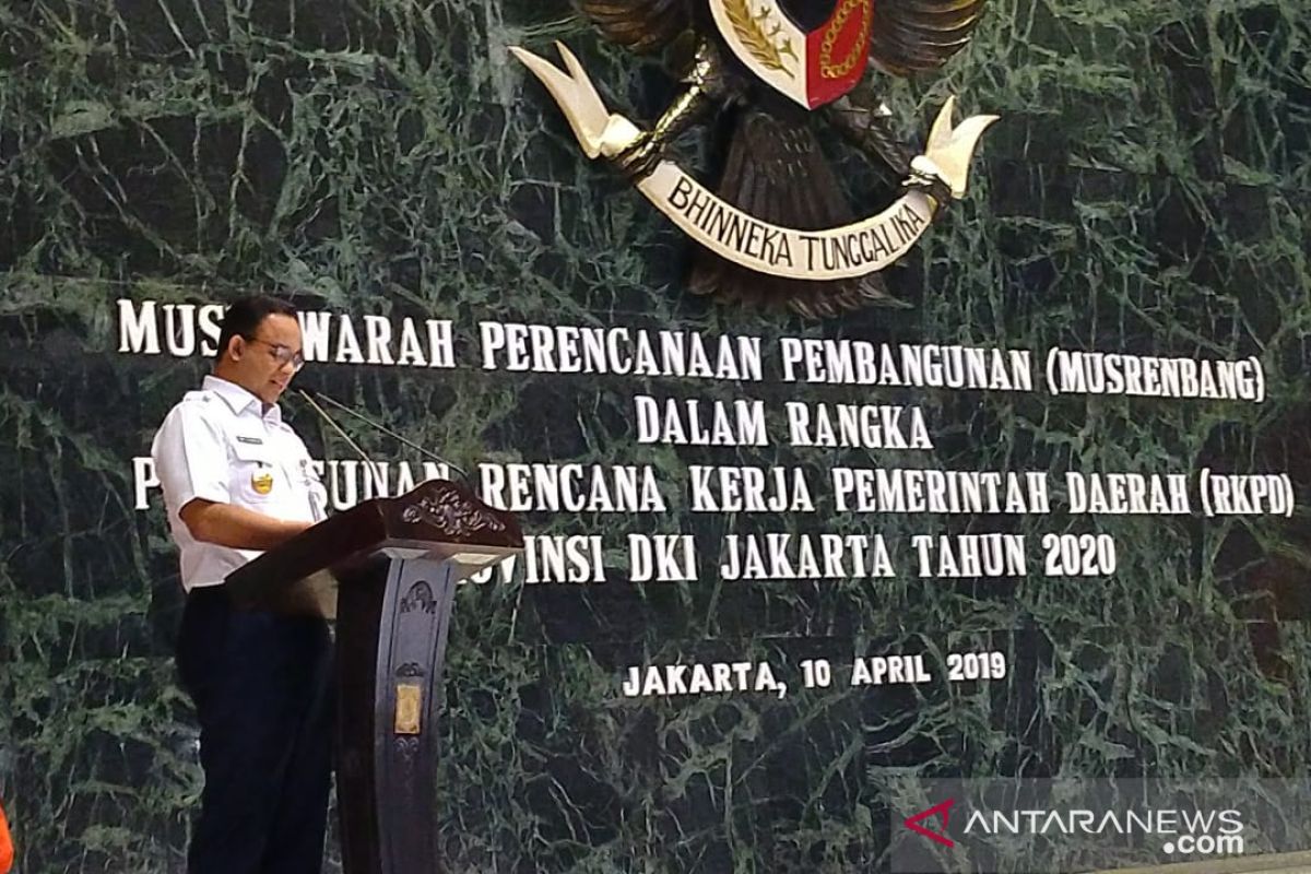 Anies sebut Musrenbang libatkan RW dan mahasiswa