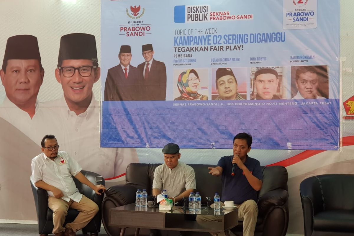BPN Prabowo-Sandi duga 400 ribu amplop untuk kepentingan pilpres