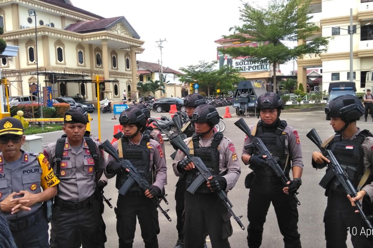 Perwira pengendali dan pejabat utama Polda Jambi disebar