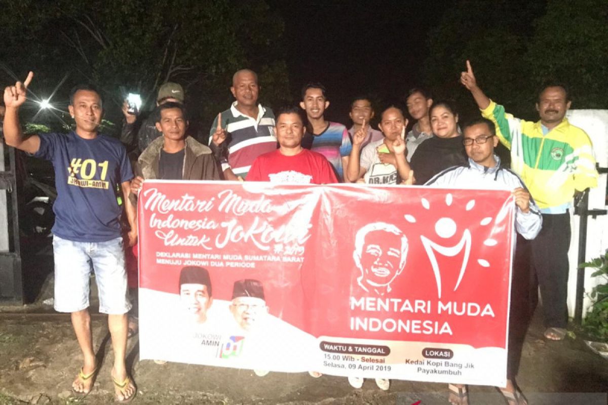 Mentari Muda Indonesia Limapuluh Kota deklarasi dukung Jokowi