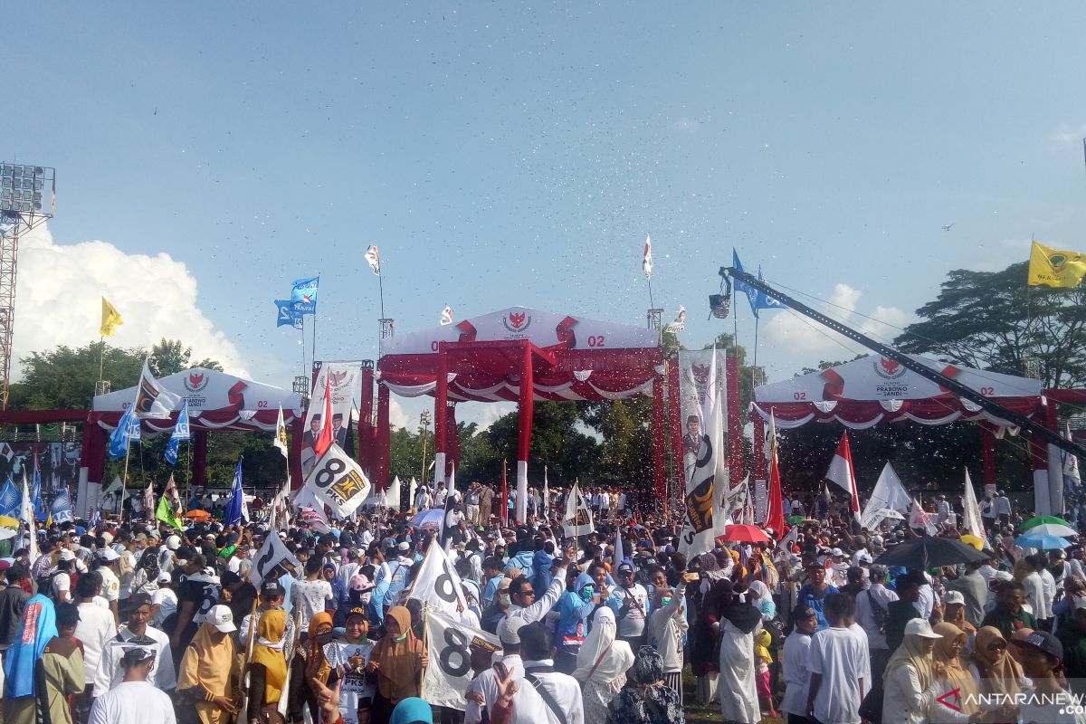 Tidak dapat izin di Semarang, Prabowo kampanye terbuka di Sriwedari