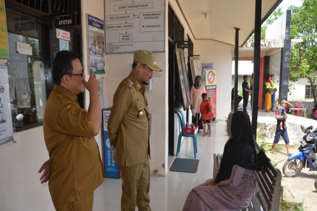 Wakil Bupati sidak Puskesmas dan Kantor Camat Jorong