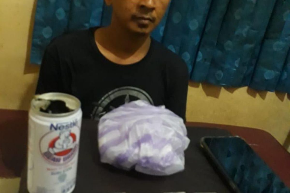 Seorang pengedar sabu gagal beraksi di Sorong