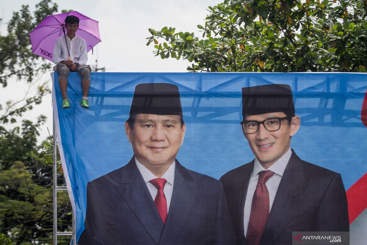 Relawan Prabowo-Sandi tuntut KPU bertindak jurdil