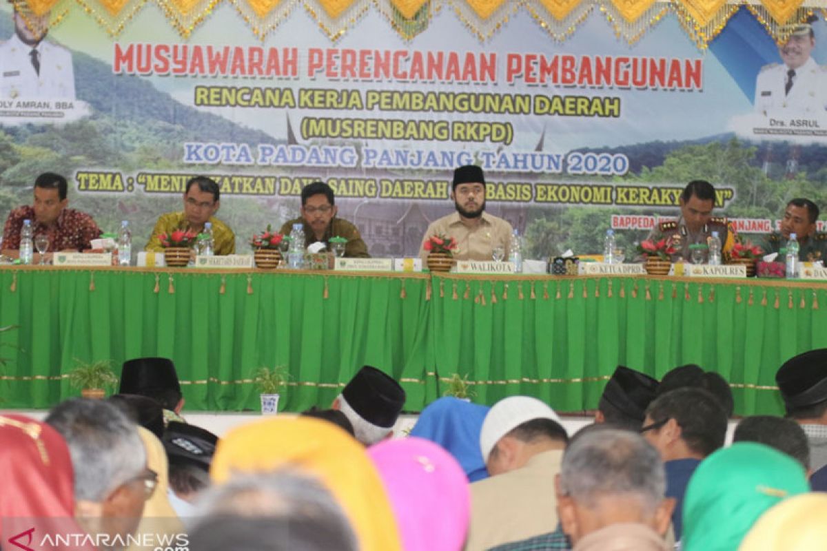 Musrenbang RKPD Padang Panjang fokus daya saing berbasis ekonomi kerakyatan
