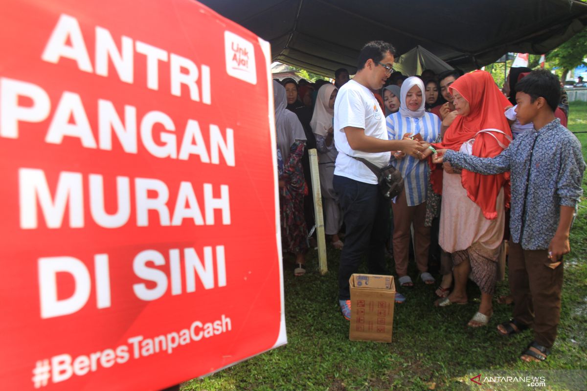 Pemkab Gorontalo-Bulog gelar pasar murah bahan kebutuhan pokok