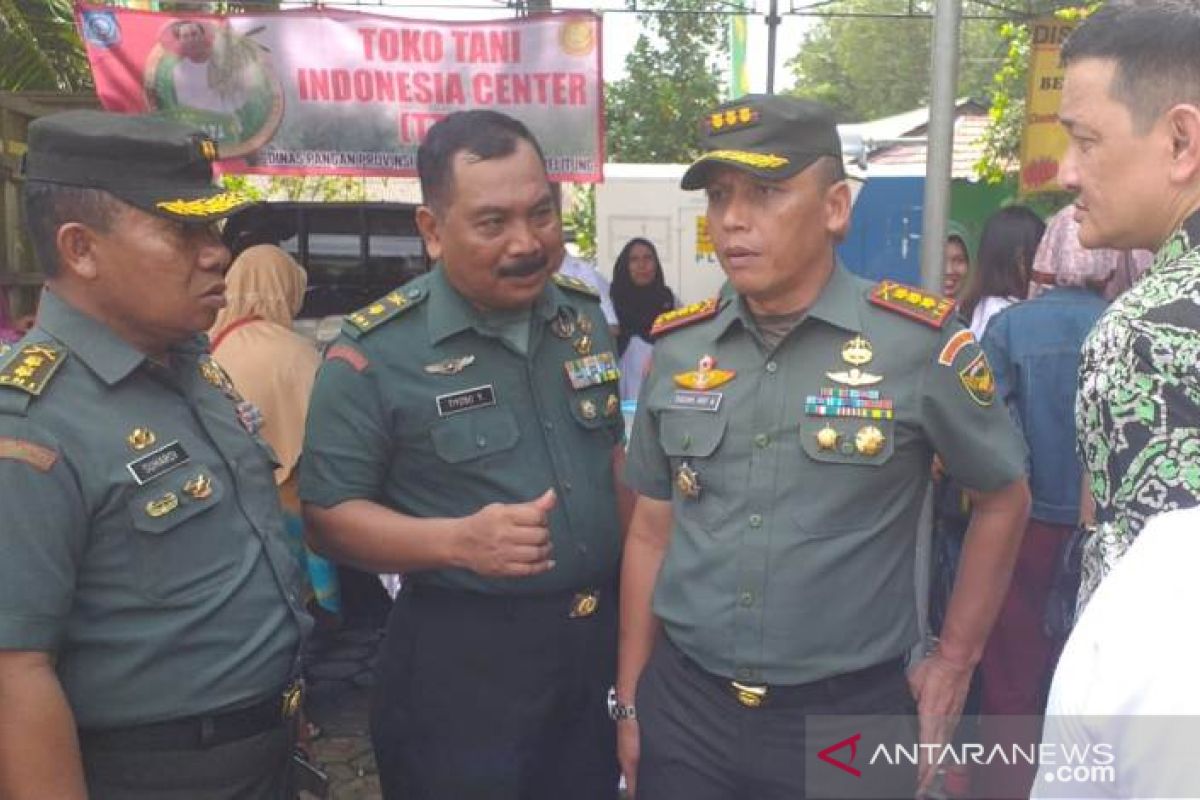 Peringati HUT Persit, Korem 045 Gaya gelar pasar murah